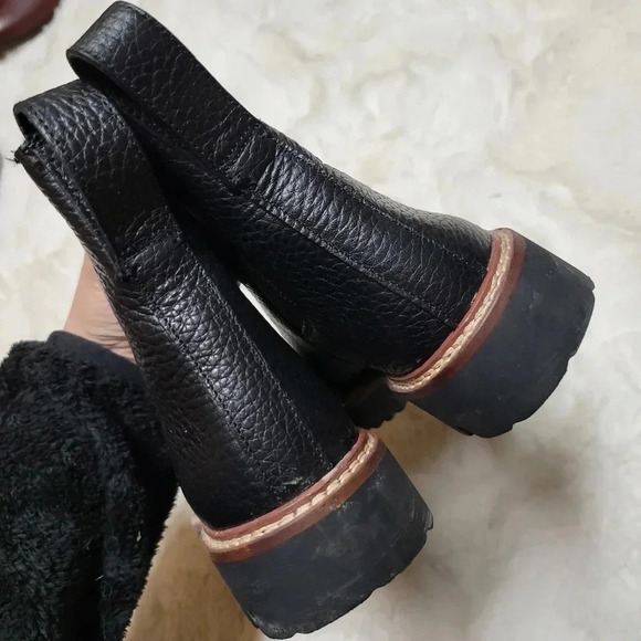 MADEWELL The Citywalk Lugsole Chelsea Boot In Leather Black Size 6 - Picture 4 of 11